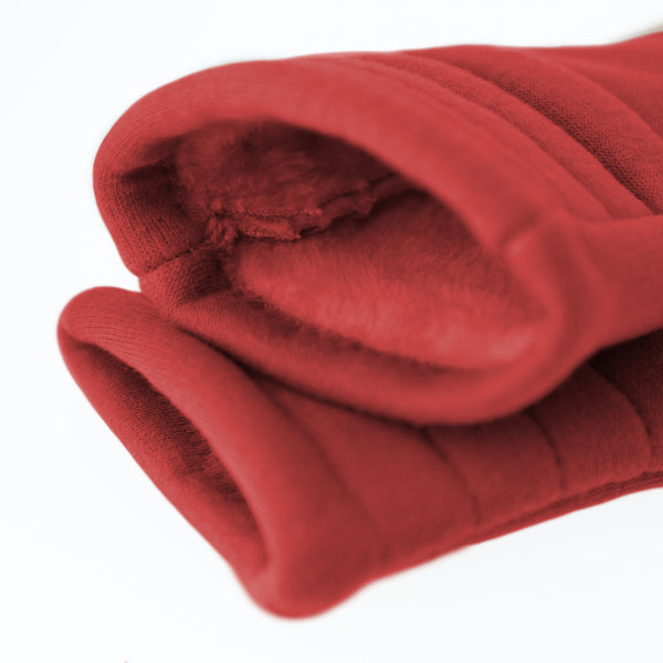 fiebig Handschuhe aus Jersey | Teddy Fleece Innenfutter & Touchfunktion | leichter & warmer Damen Thermo Handschuh
