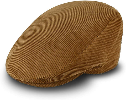 Cord Flatcap aus Baumwolle mit Steppfutter | Made in Italy