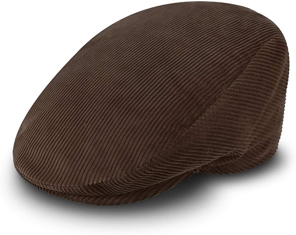 Cord Flatcap aus Baumwolle mit Steppfutter | Made in Italy