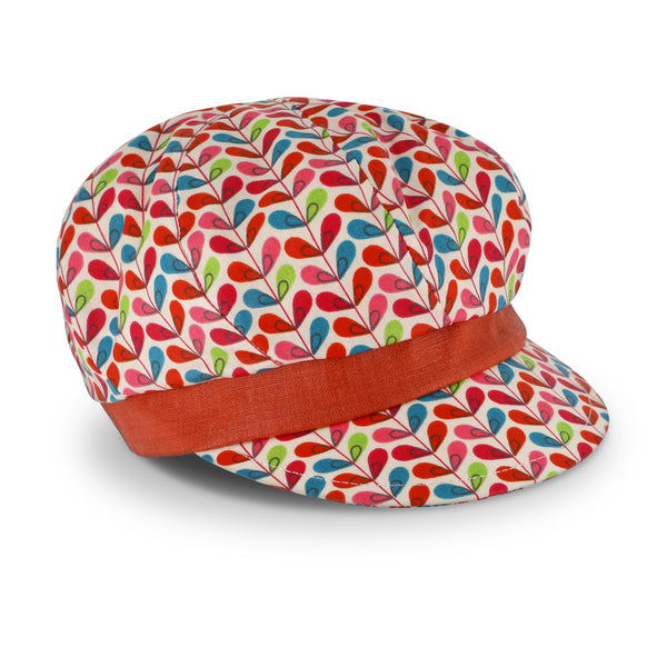 fiebig Antrim Regen Ballonkappe | 100 % Baumwolle mit Teflon Beschichtung | Wasserabweisende Damen Outdoor Mütze | Made in Europe