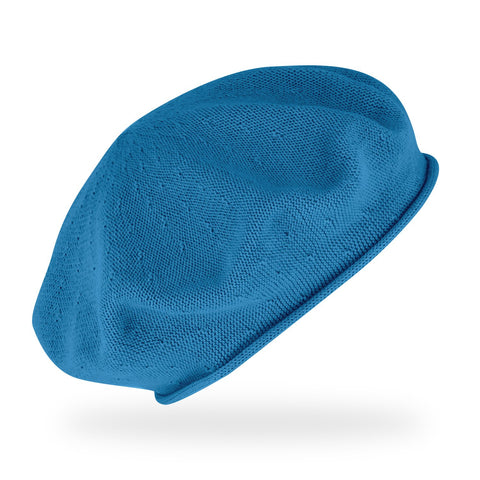 Feinstrickbaske mit Rollrand | Barett Made in Europe