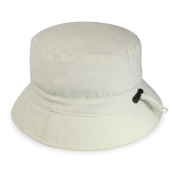 fiebig Ginny Regenhut mit flexiblem Band | Outdoor Fischerhut mit leichtem Cotton-Futter | Angenehme Passform für das ganze Jahr