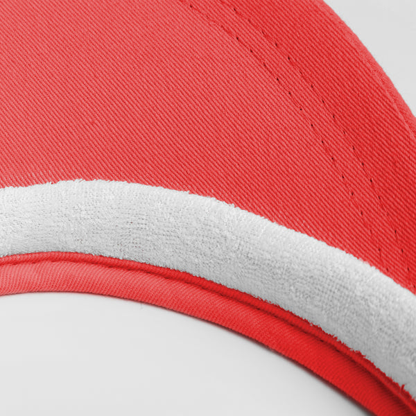 Clipvisor in One Size aus 100% Baumwolle mit Frotteeband | Sonnenschutz in vielen Farben