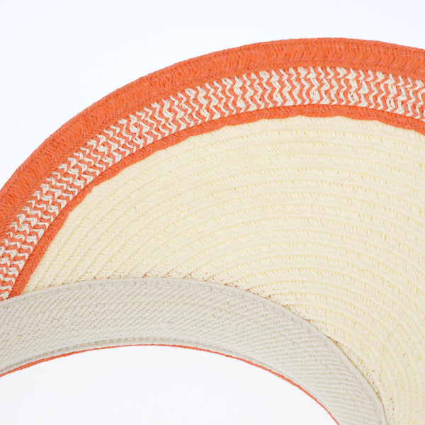 fiebig Lucy Visor aus Naturfaser | One Size Sommercap in vielen Farben aus robustem Papier | Unisex Sommerkappe