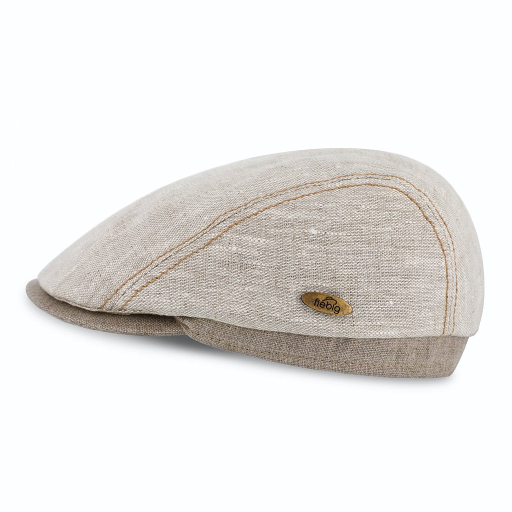Woolton Flatcap aus Leinen | Made in Italy – Hutfabrik