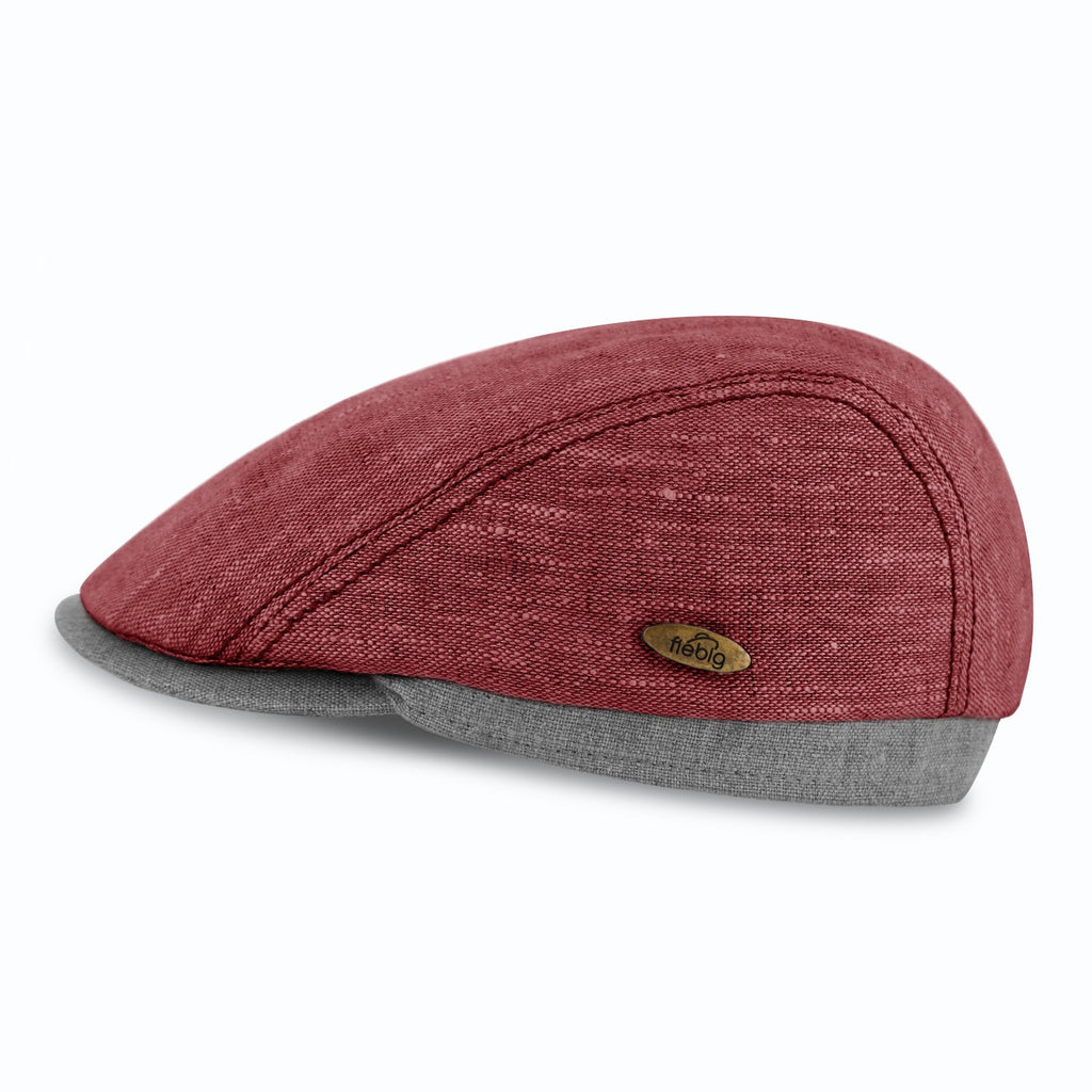 Woolton Flatcap aus Leinen Made – in Hutfabrik Italy 