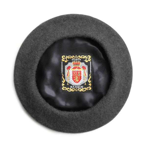 Barett aus 100% Schurwolle mit Innenfutter & Emblem | Made In Italy